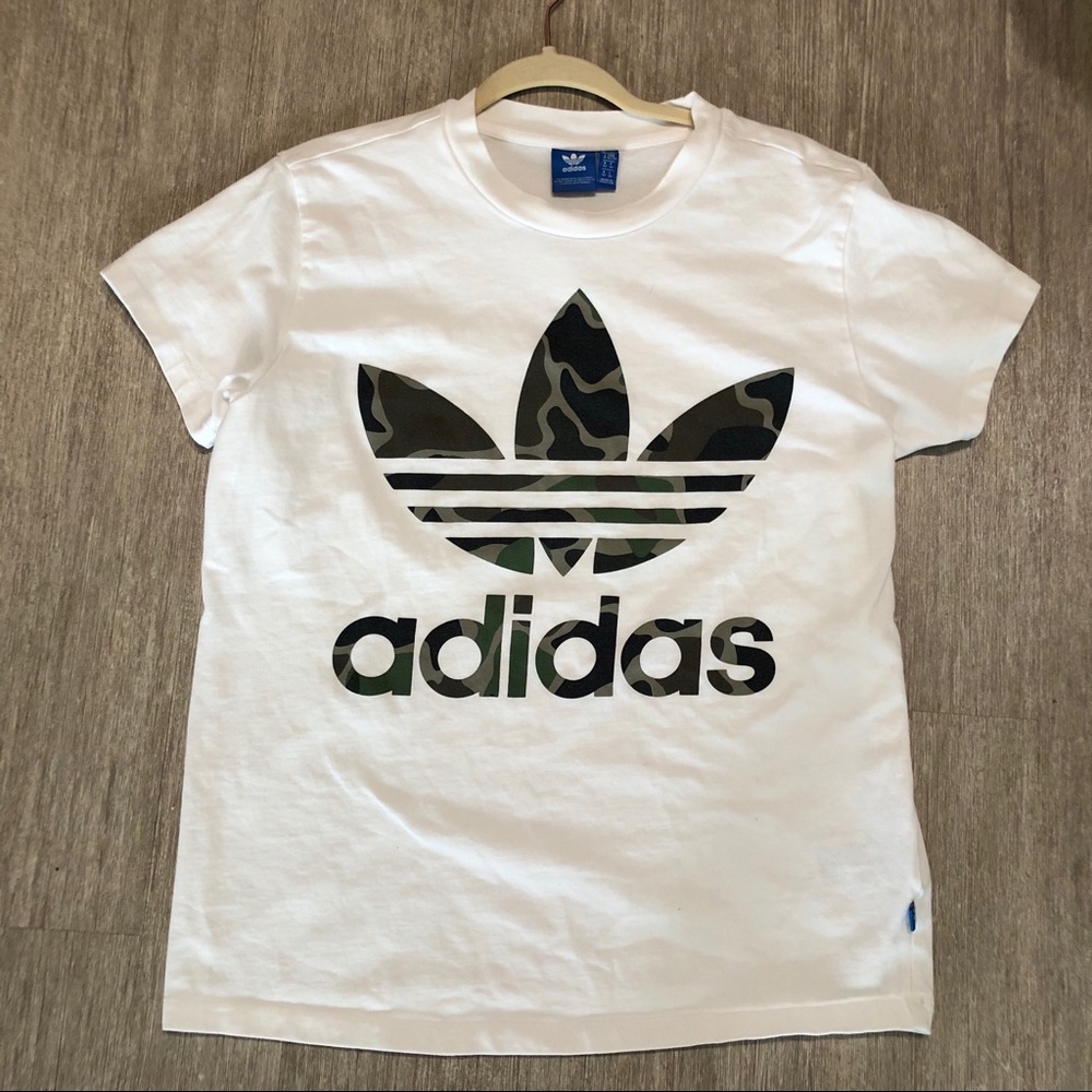 Camo Logo Adidas Tee